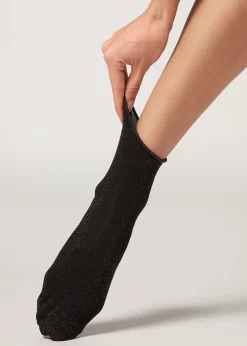 Calcetines Algodón Con Glitter