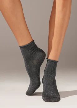 Calcetines Algodón Con Glitter
