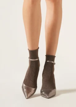 Calcetines Algodón Con Glitter