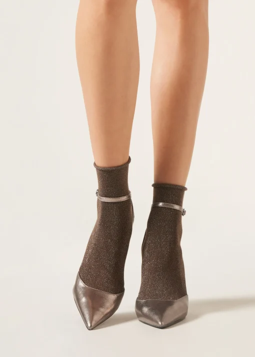 Calcetines Algodón Con Glitter