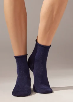 Calcetines Algodón Con Glitter