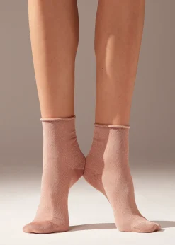 Calcetines Algodón Con Glitter