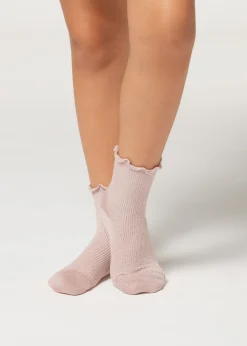 Calcetines Algodón Con Glitter