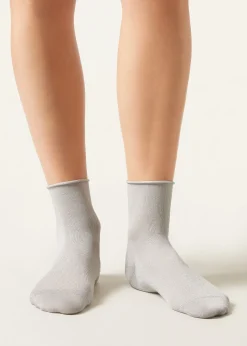 Calcetines Algodón Con Glitter