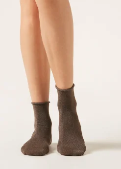 Calcetines Algodón Con Glitter
