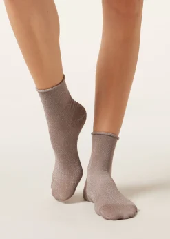 Calcetines Algodón Con Glitter