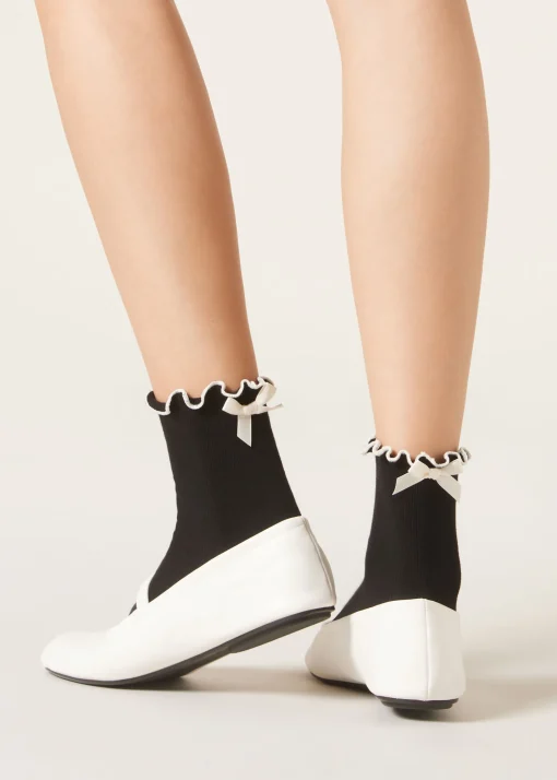 Calcetines Algodón Con Lazo