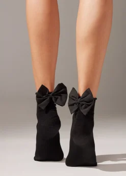 Calcetines Algodón Con Lazo