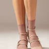 Calcetines Algodón  Estampado Con Glitter