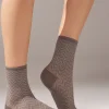 Calcetines Algodón  Estampado Con Glitter