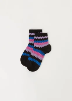 Calcetines Algodón  Estampado Rayas