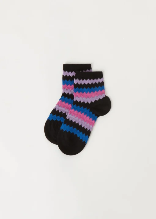 Calcetines Algodón  Estampado Rayas