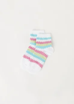 Calcetines Algodón  Estampado Rayas