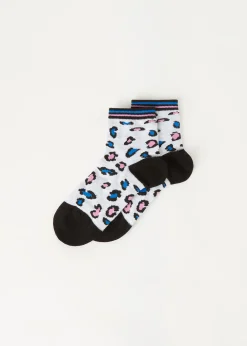 Calcetines Algodón Estampado Animalier