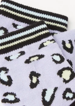Calcetines Algodón Estampado Animalier