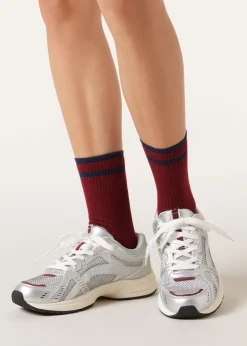 Calcetines Algodón Estilo Deportivo