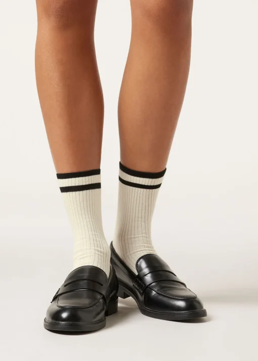 Calcetines Algodón Estilo Deportivo