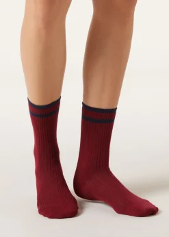 Calcetines Algodón Estilo Deportivo
