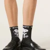 Calcetines Algodón Snoopy Con Glitter