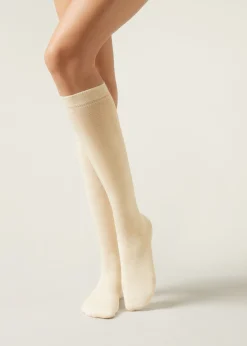 Calcetines algos lana y algodón