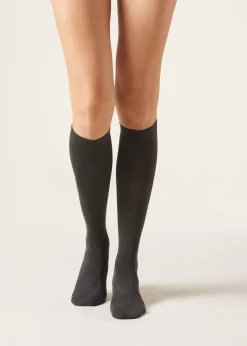 Calcetines algos lana y algodón