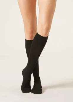 Calcetines algos lana y algodón