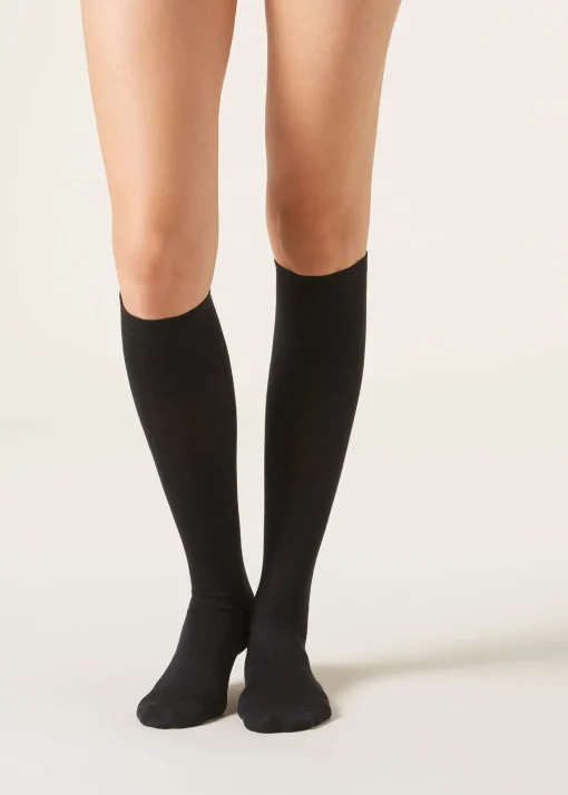 Calcetines algos lana y algodón