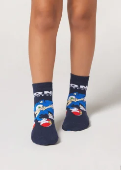 Calcetines Antideslizantes Algodón Sonic