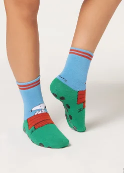 Calcetines Antideslizantes Algodón Snoopy