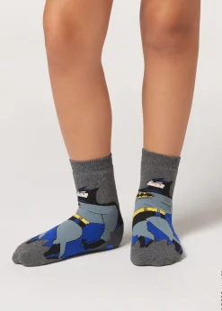 Calcetines Antideslizantes Algodón Batman
