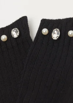 Calcetines Cashmere Con Aplicaciones