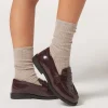 Calcetines Cashmere Con Canalé