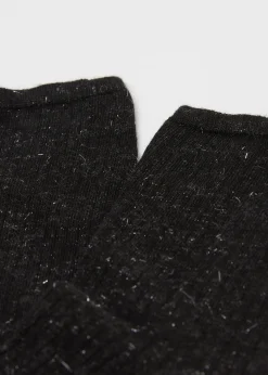 Calcetines Cashmere Con Canalé