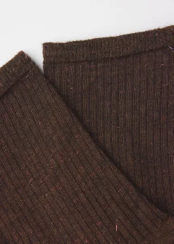 Calcetines Cashmere De Canalé Con Glitter
