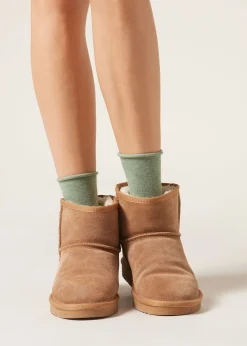 Calcetines Con Cashmere Con Glitter