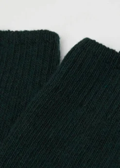 Calcetines Cortos Acanalados con Lana y cashmere