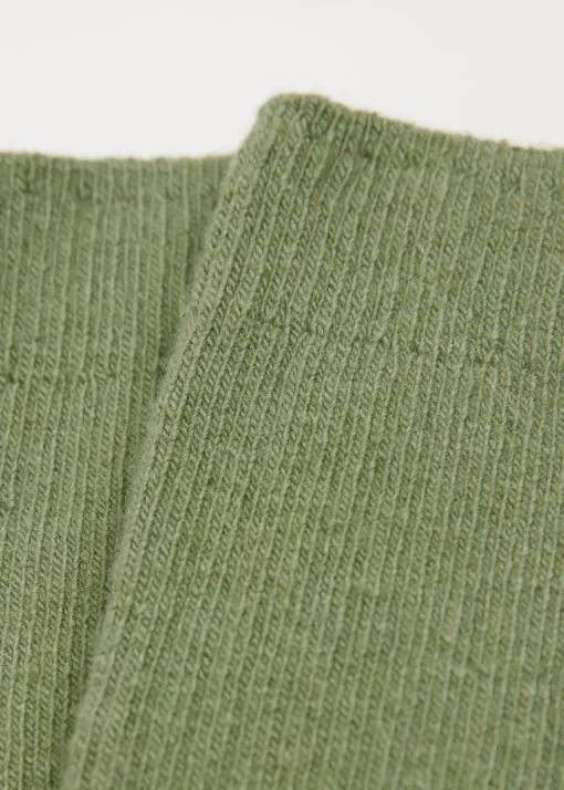 Calcetines Cortos Acanalados con Lana y cashmere