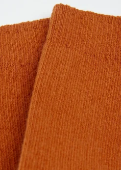 Calcetines Cortos Acanalados con Lana y cashmere