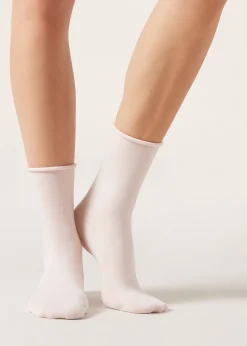 Calcetines cortos con cachemira