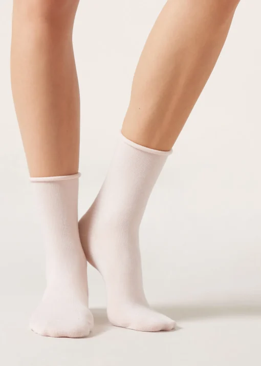 Calcetines cortos con cachemira