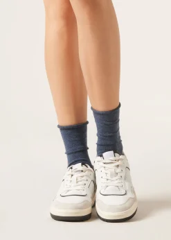 Calcetines cortos con cachemira