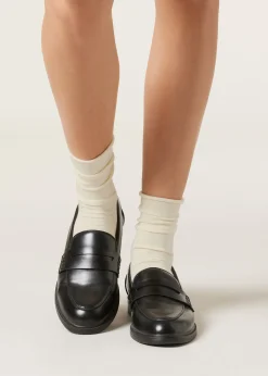 Calcetines cortos con cachemira