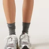 Calcetines cortos con cachemira