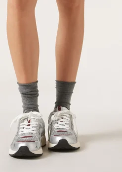 Calcetines cortos con cachemira