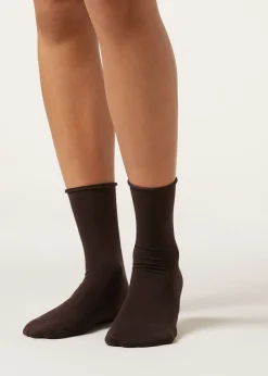 Calcetines cortos con cachemira