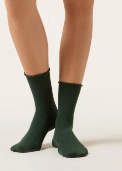 Calcetines cortos con cachemira