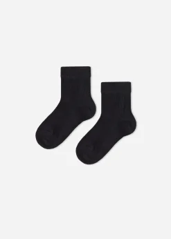 Calcetines Cortos con Cashmere de Recién Nacido