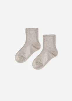 Calcetines Cortos con Cashmere de Recién Nacido