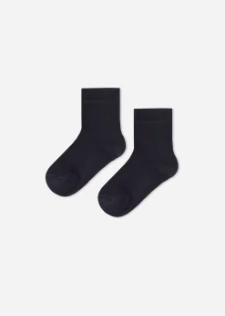 Calcetines Cortos con Cashmere de Recién Nacido