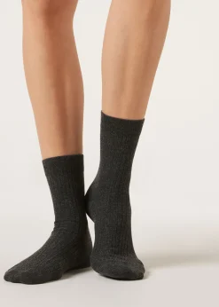 Calcetines Cortos con Cashmere